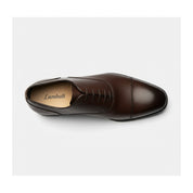 top-down-view - Men's Brown Leather Oxford Shoes