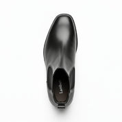 top-down-view - Men's Brown Leather Zip Boots