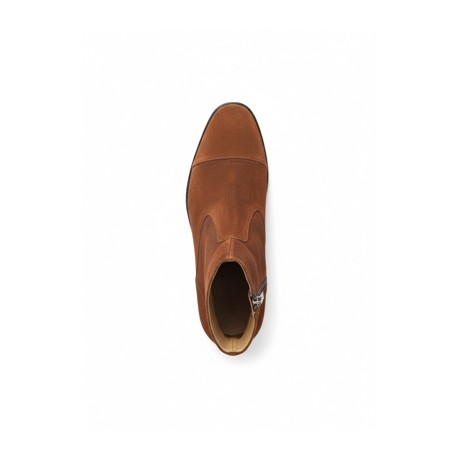 top-down-view - Men's Brown Suede Ankle Boots