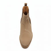 top-down-view - Men's Brown Suede Chelsea Boots