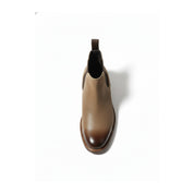 top-down-view - Men's Brown Suede Chelsea Boots