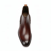 top-down-view - Men's Brown Suede Chelsea Boots