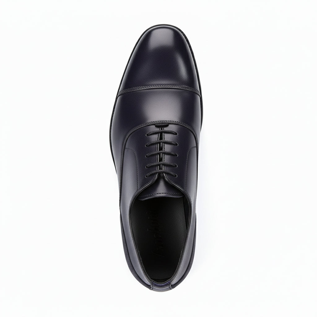 top-down-view - Men's Classic Oxford Leather Shoes
