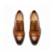 top-down-view - Men's Cow Leather Derbies Dress Shoes