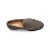 top-down-view - Men's Cow Leather Suede Penny Loafers