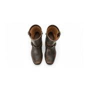 top-down-view - Men's Dark Brown Leather Cowboy Boots