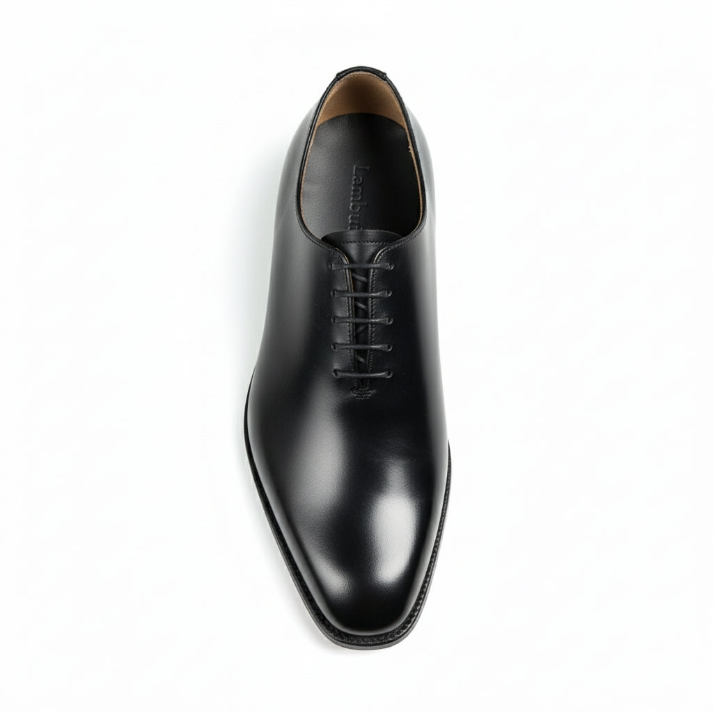 Men's Formal Leather Oxford Tuxedo Shoes - top-down-view