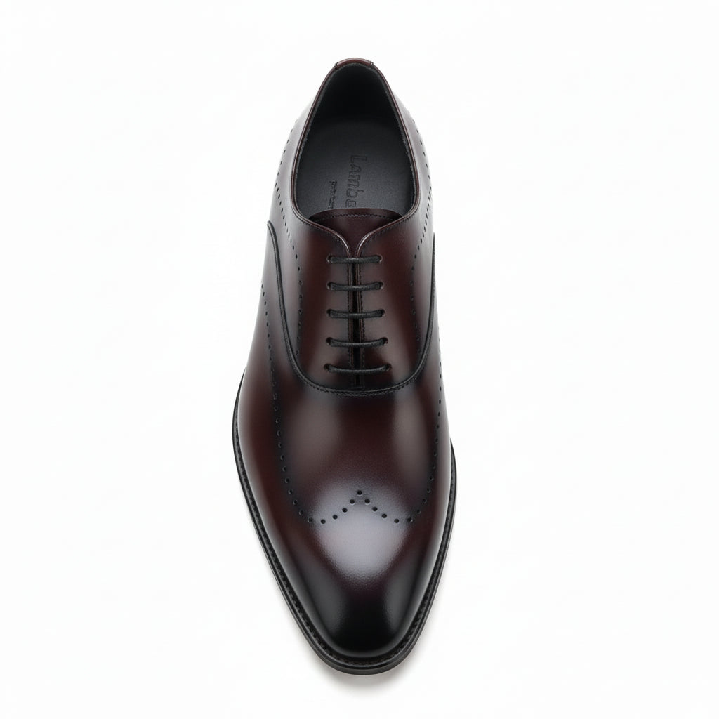 top-down-view - Men's Genuine Leather Dress Shoes