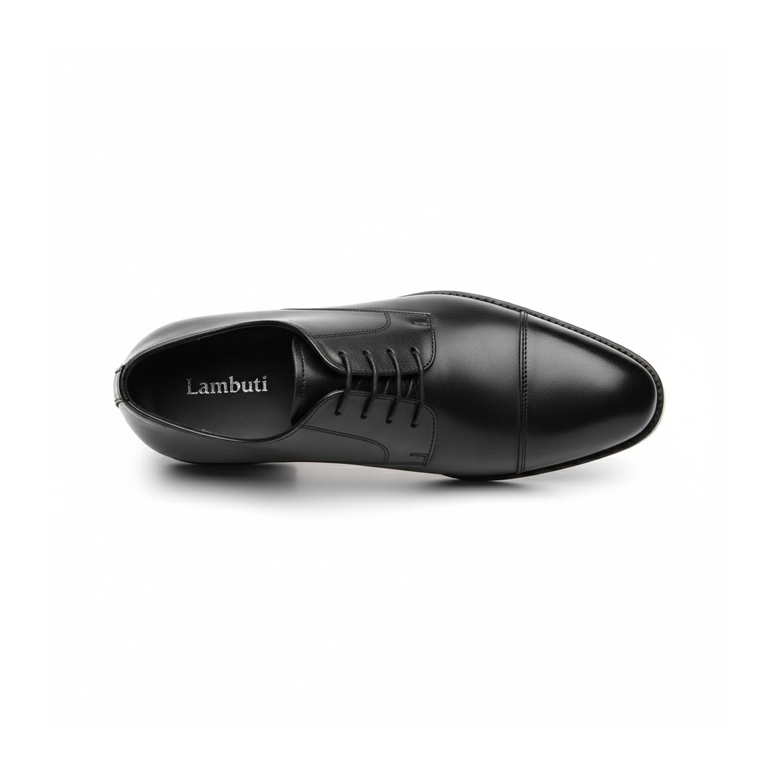 top-down-view - Men's Glossy Patent Leather Dress Shoes