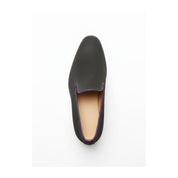 top-down-view - Men's Gray Suede Moccasins
