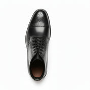 Men's Oxford Ankle Boots in Brogue Leather - top-down-view