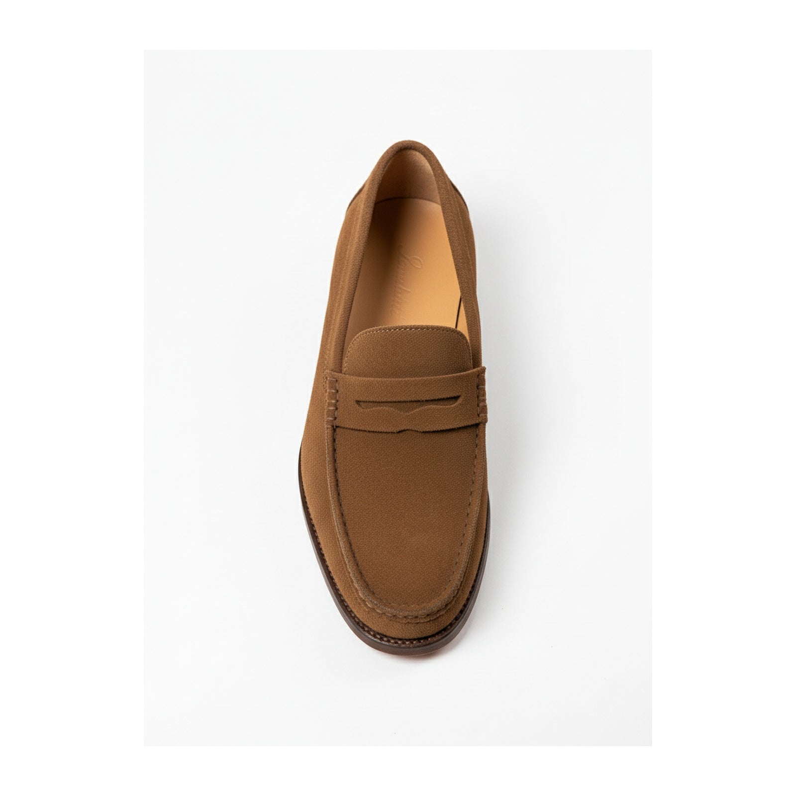 top-down-view - Men's Suede Tassel Loafers