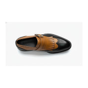 Men's Two-Tone Leather Dress Shoes - top-down-view