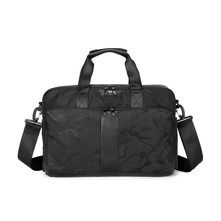 Urban Canvas Laptop Bag - Sleek Camo Design